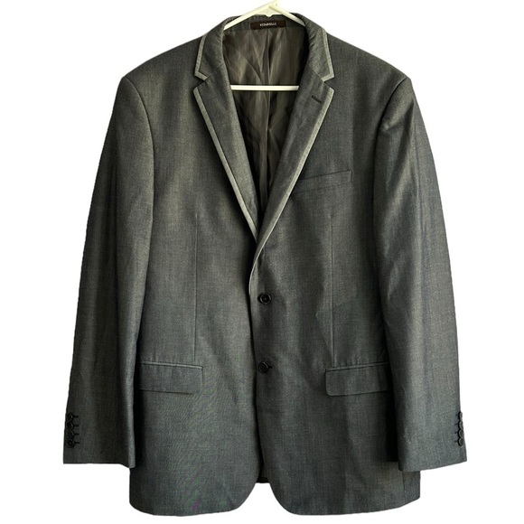 Vitarelli Italian Suit Jacket Sports Coat Gray • Used • Size: 46L/40W - Picture 1 of 9